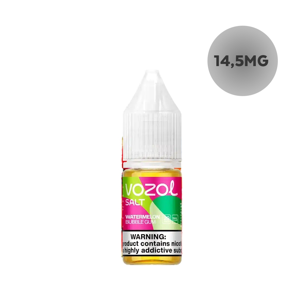 Vozol Liquid Nic Salt 14,5mg - Watermelon Bubble Gum