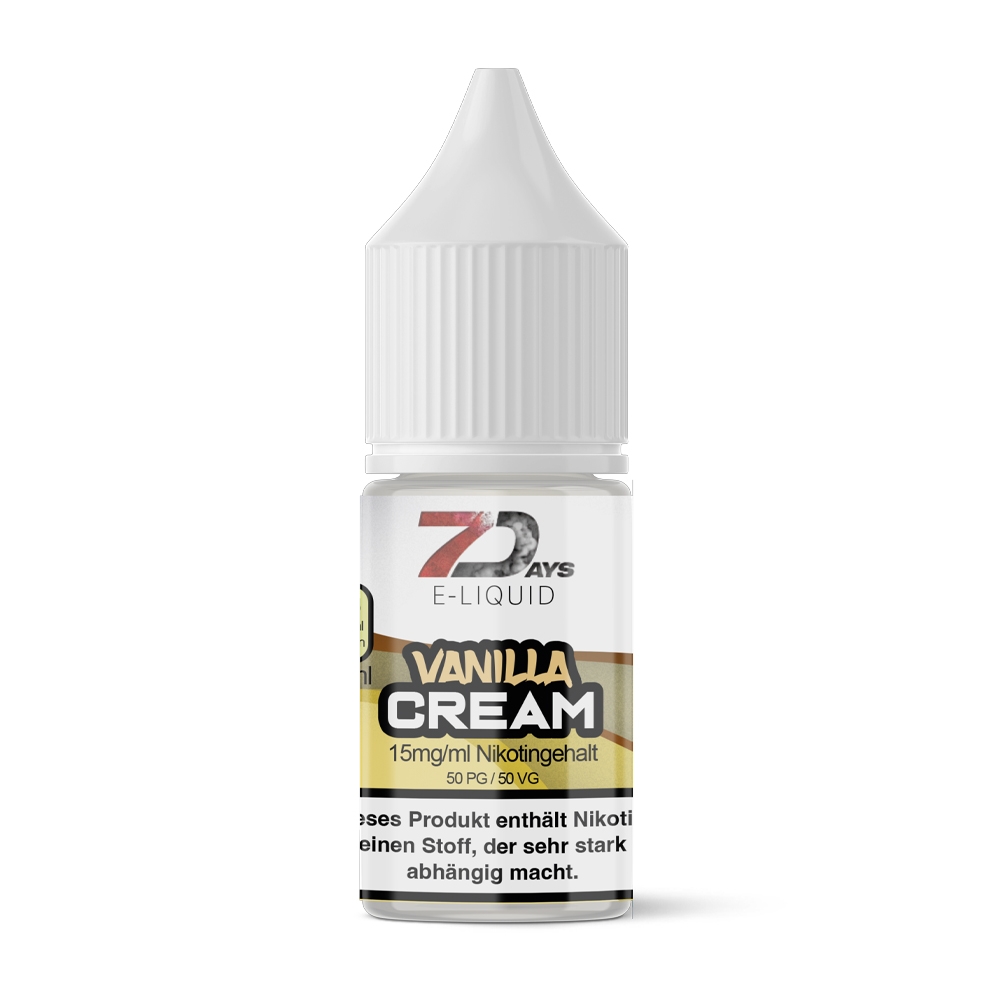 7 Days Liquid 15mg - Vanilla Cream