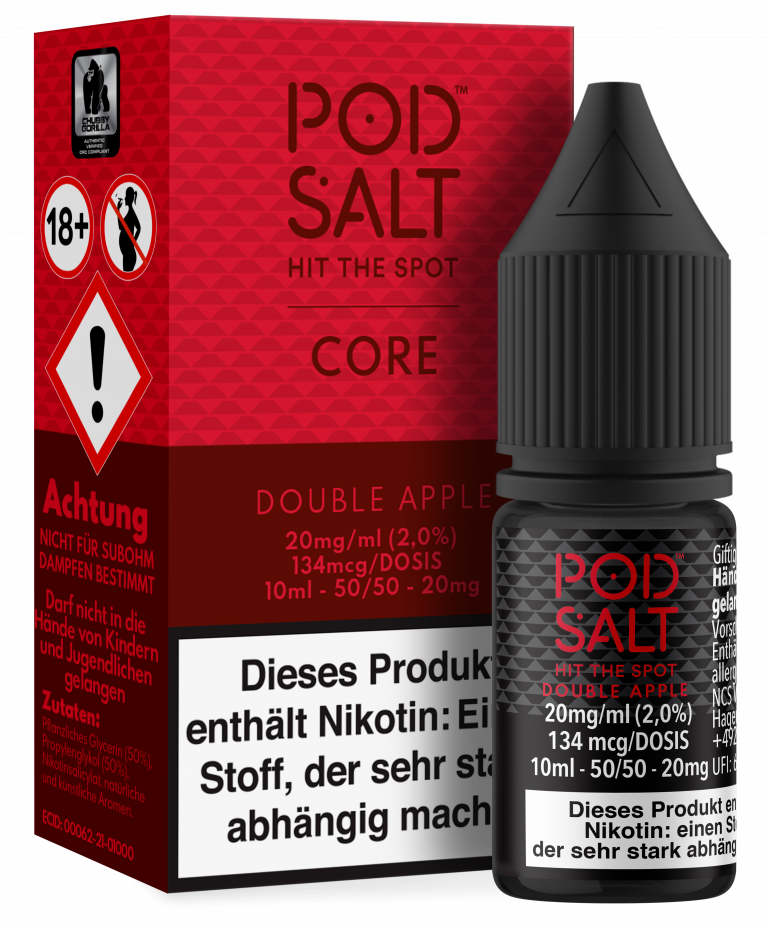 POD SALT Core Liquid 20mg - Double Apple