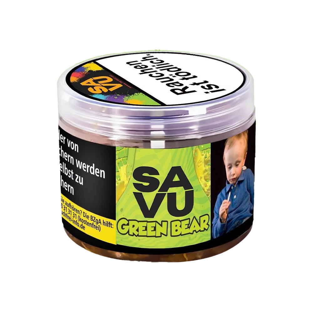 Savu Premium Tobacco 200g - Green Bear
