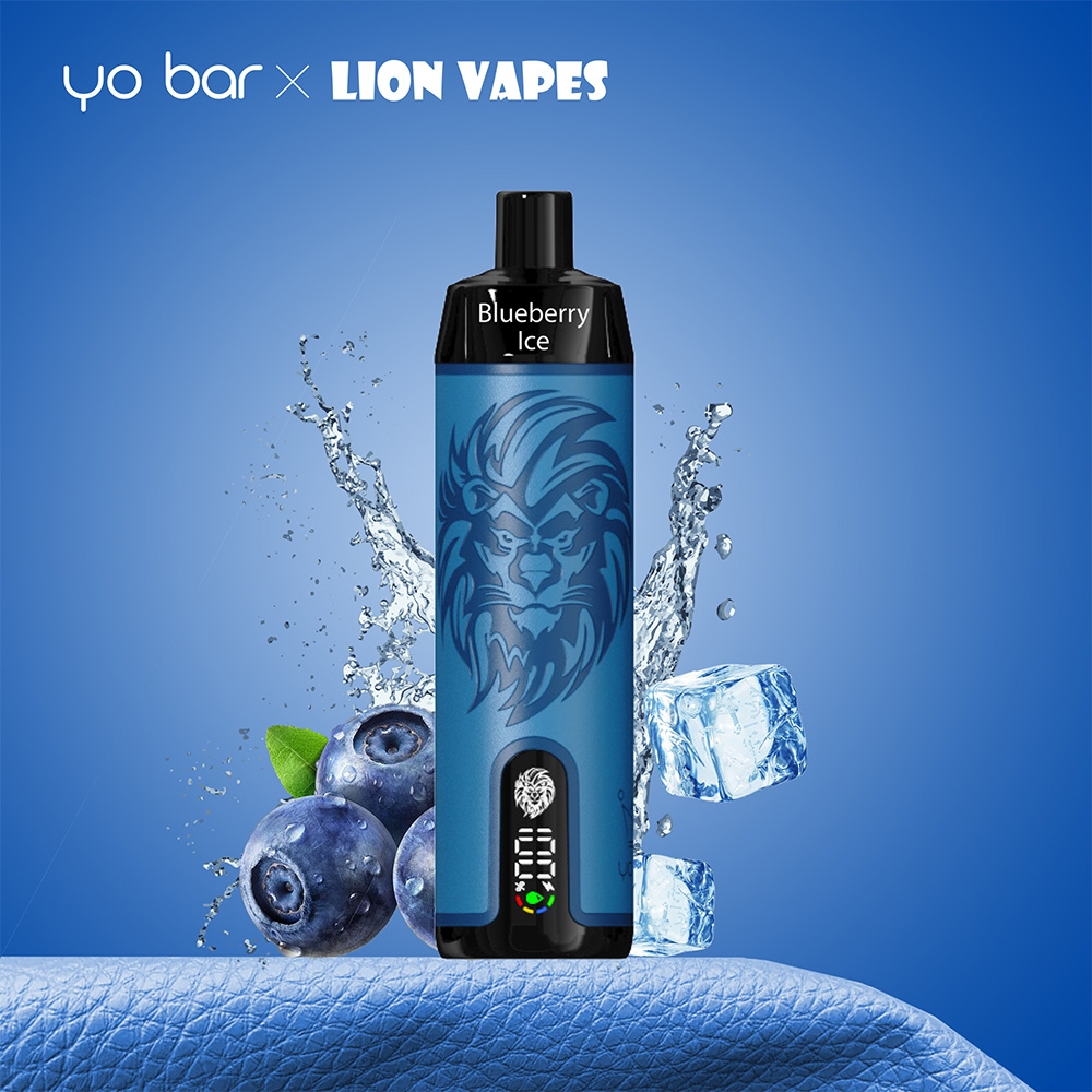 Yo Bar X Lion Vapes 10000 - Blueberry Ice