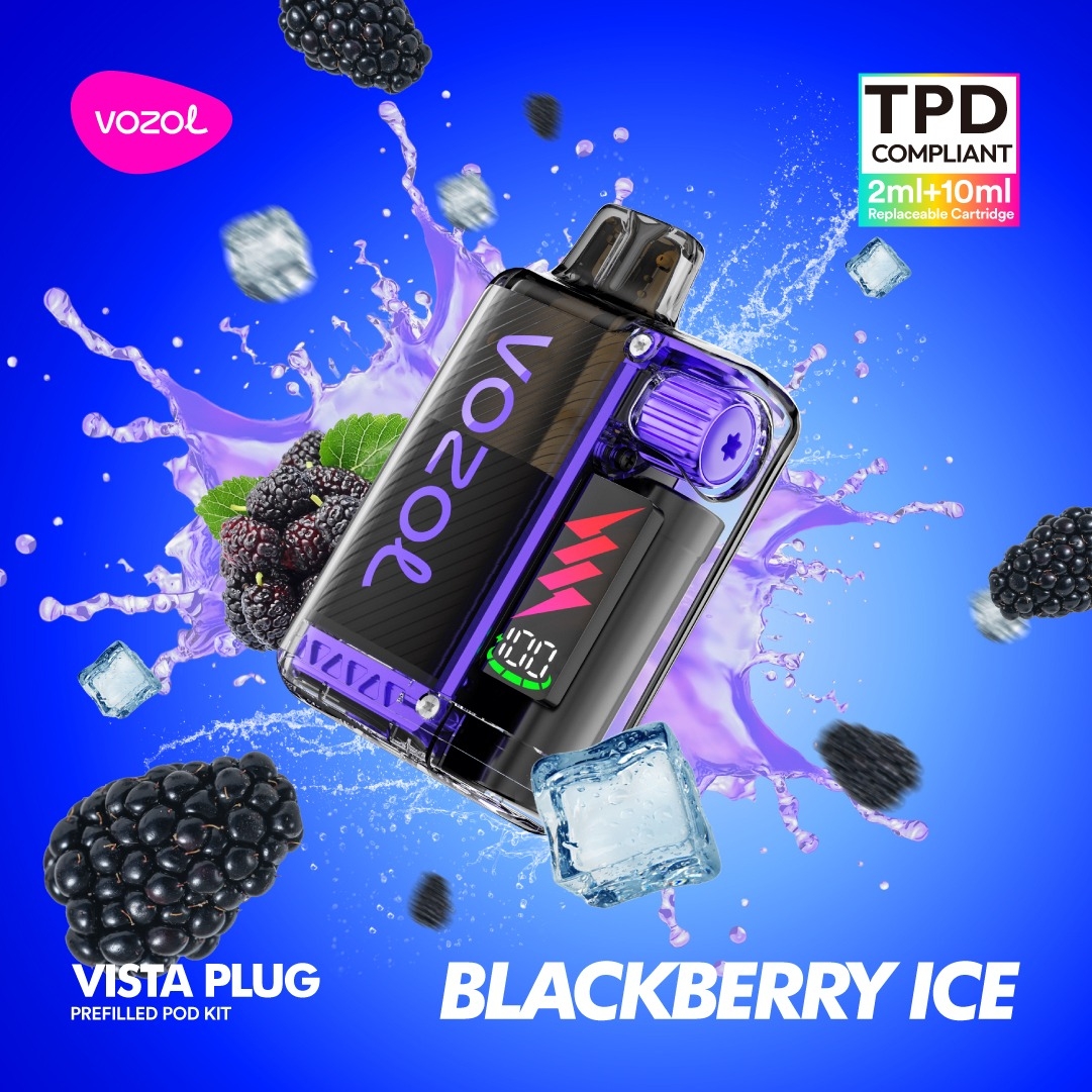 Vozol Vista Plug Starterkit 15000 - Blackberry Ice