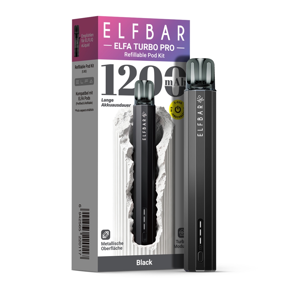 Elfbar ELFA Turbo Pro Kit - Black