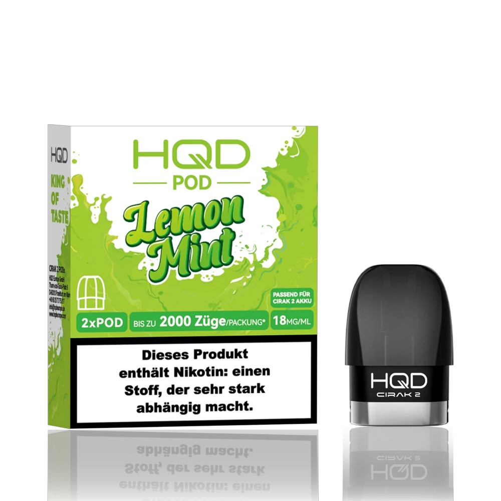 HQD Cirak 2 - Lemon Mint - Pod (2er Pack)