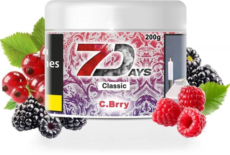 7 Days Tabak Classic 200g - C. Brry