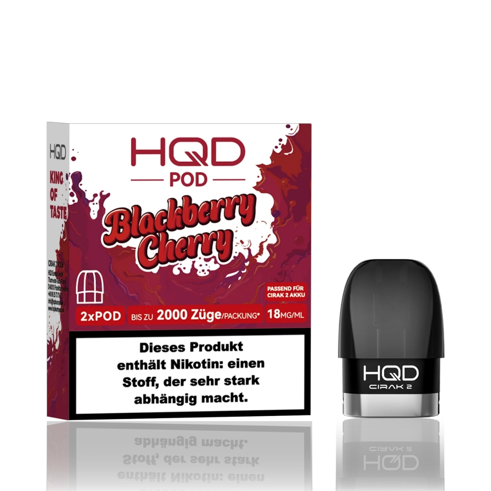 HQD Cirak 2 - Blackberry Cherry - Pod (2er Pack)