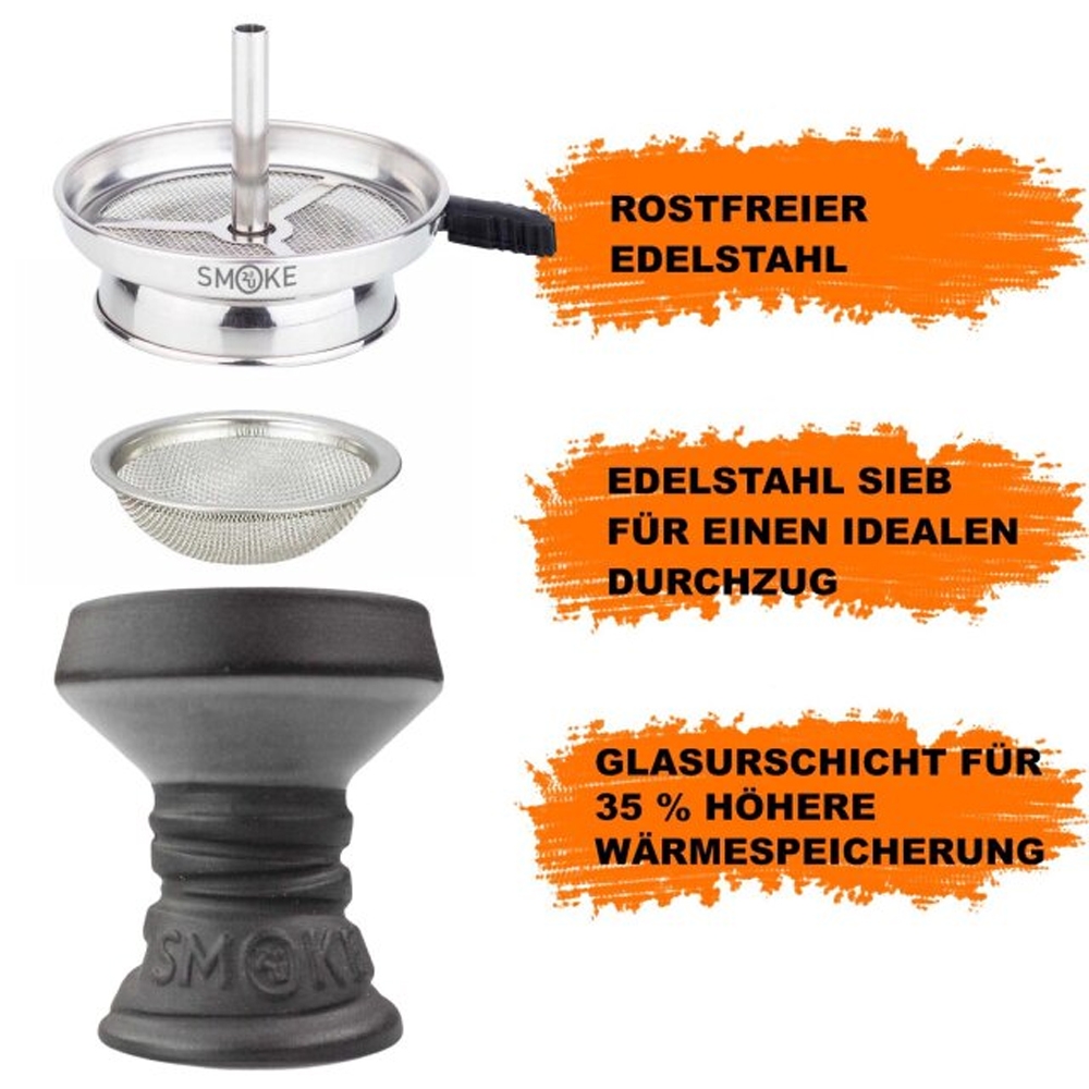 Smoke2u Komplett Set - Grau
