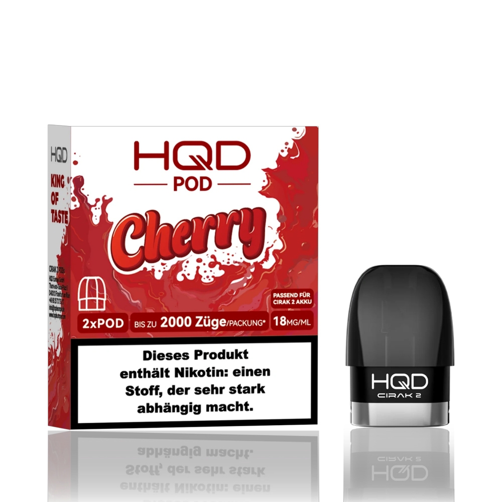 HQD Cirak 2 - Cherry - Pod (2er Pack)