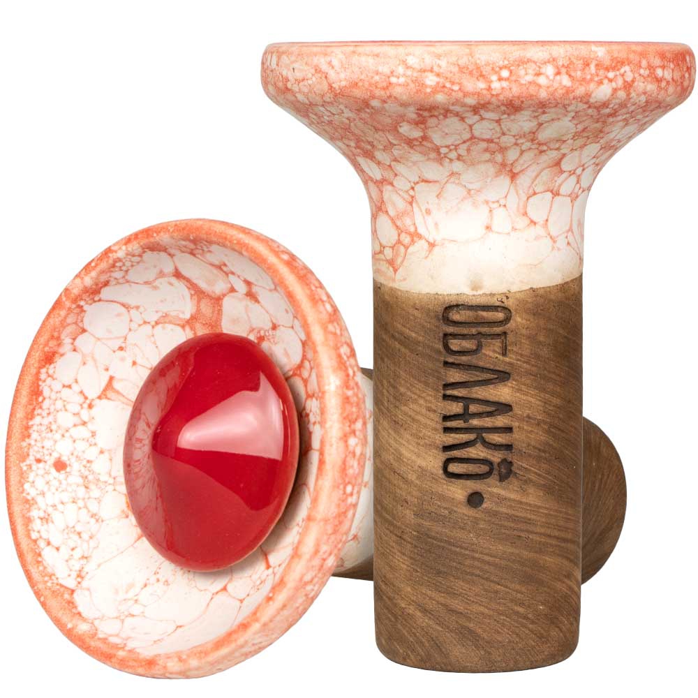 Oblako Flow Phunnel Glazed - Red on Marble White/Pink