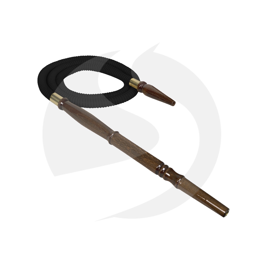 Efendi Kastanienholz Lederschlauch - Schwarz/Braun