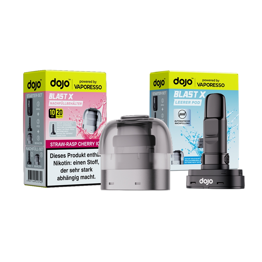 Dojo Blast X Leerpod + Pod - Strawberry Raspberry Cherry Ice