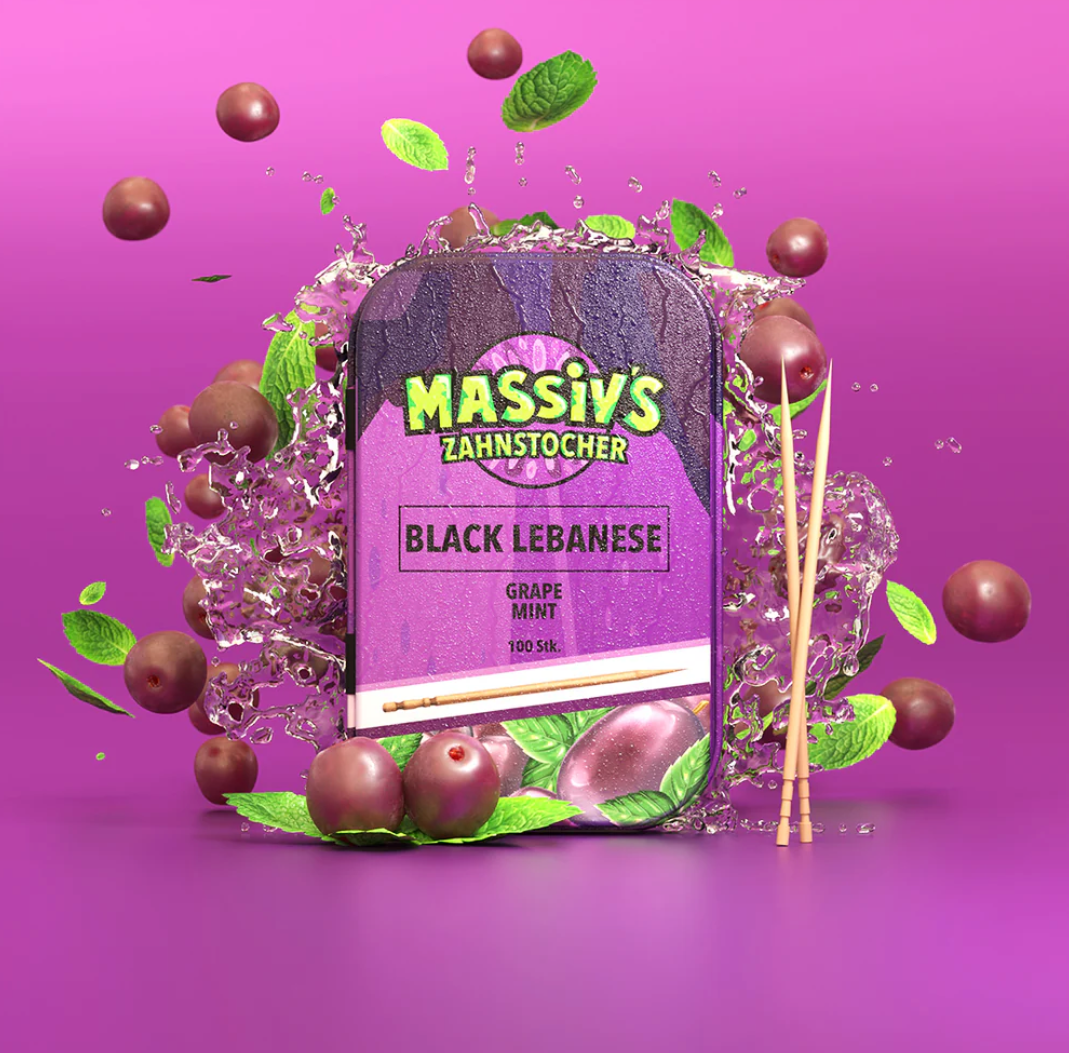 Massiv´s Zahnstocher - Black Lebanese