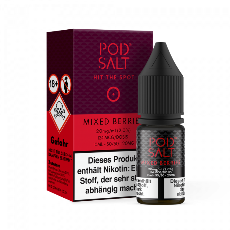 POD SALT Core Liquid 20mg - Mixed Berries