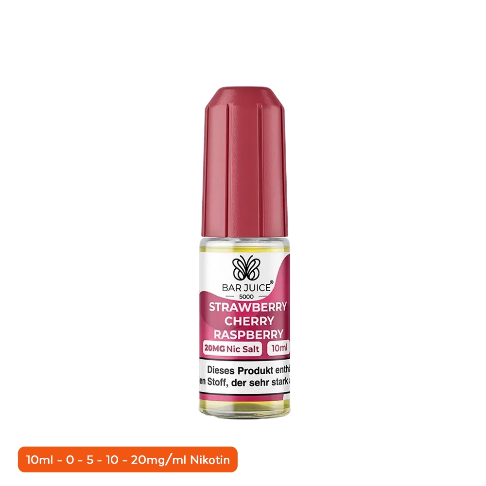 Bar Juice 5000 Nicsalt 10mg - Strawberry Cherry Raspberry