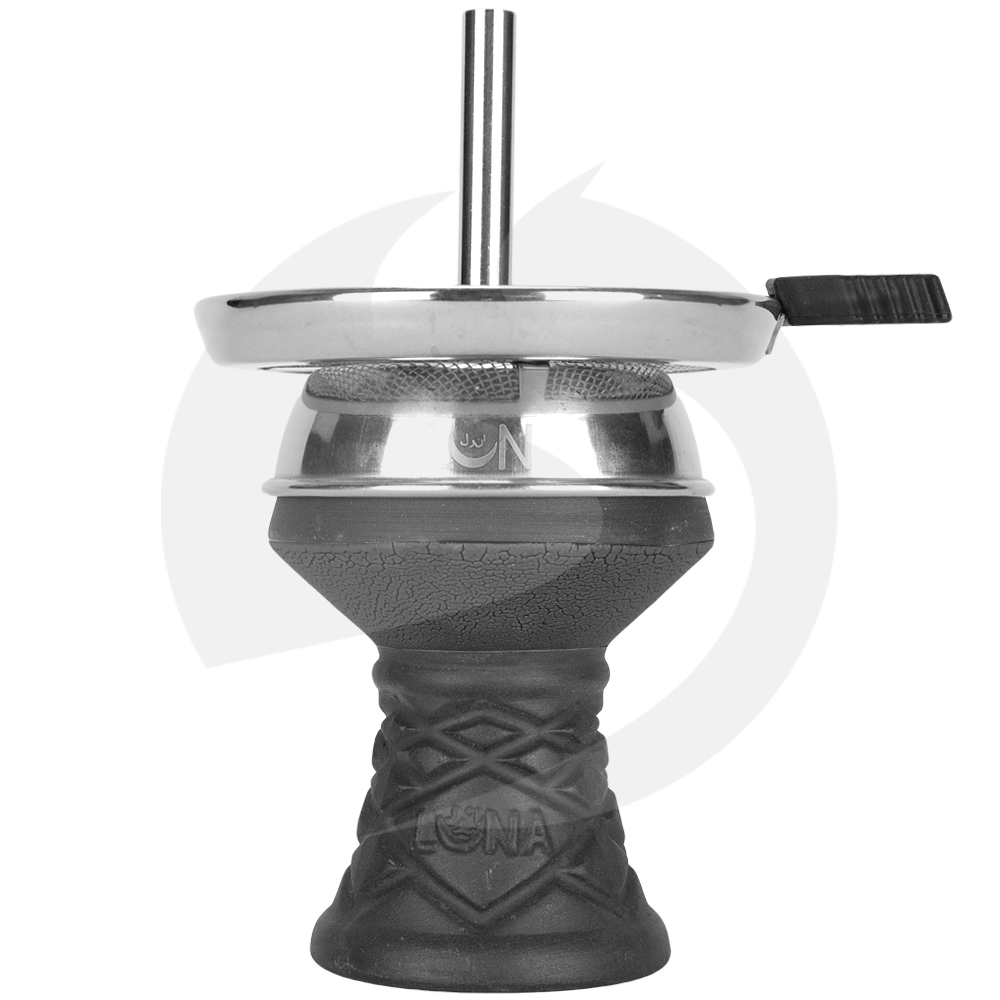 Luna Hookah Steinkopf Set - Grau