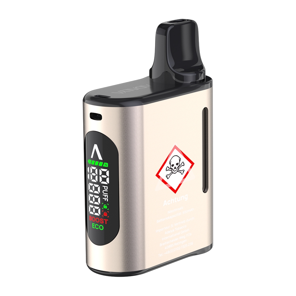 Adalya AR1800 Akkuträger - Coffee Brown (inkl. Leerpod)