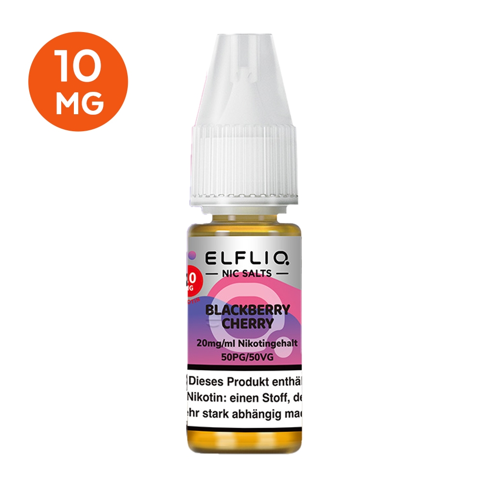 Elfbar Elfliq - Blackberry Cherry  10mg - Nikotinsalz Liquid