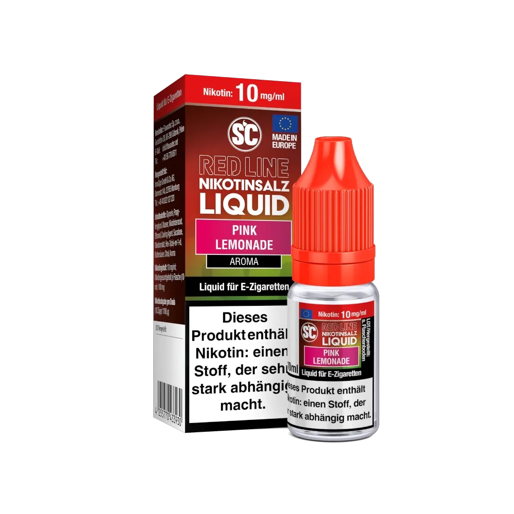 SC Red Line Nikotinsalz Liquid 10mg - Pink Lemonade