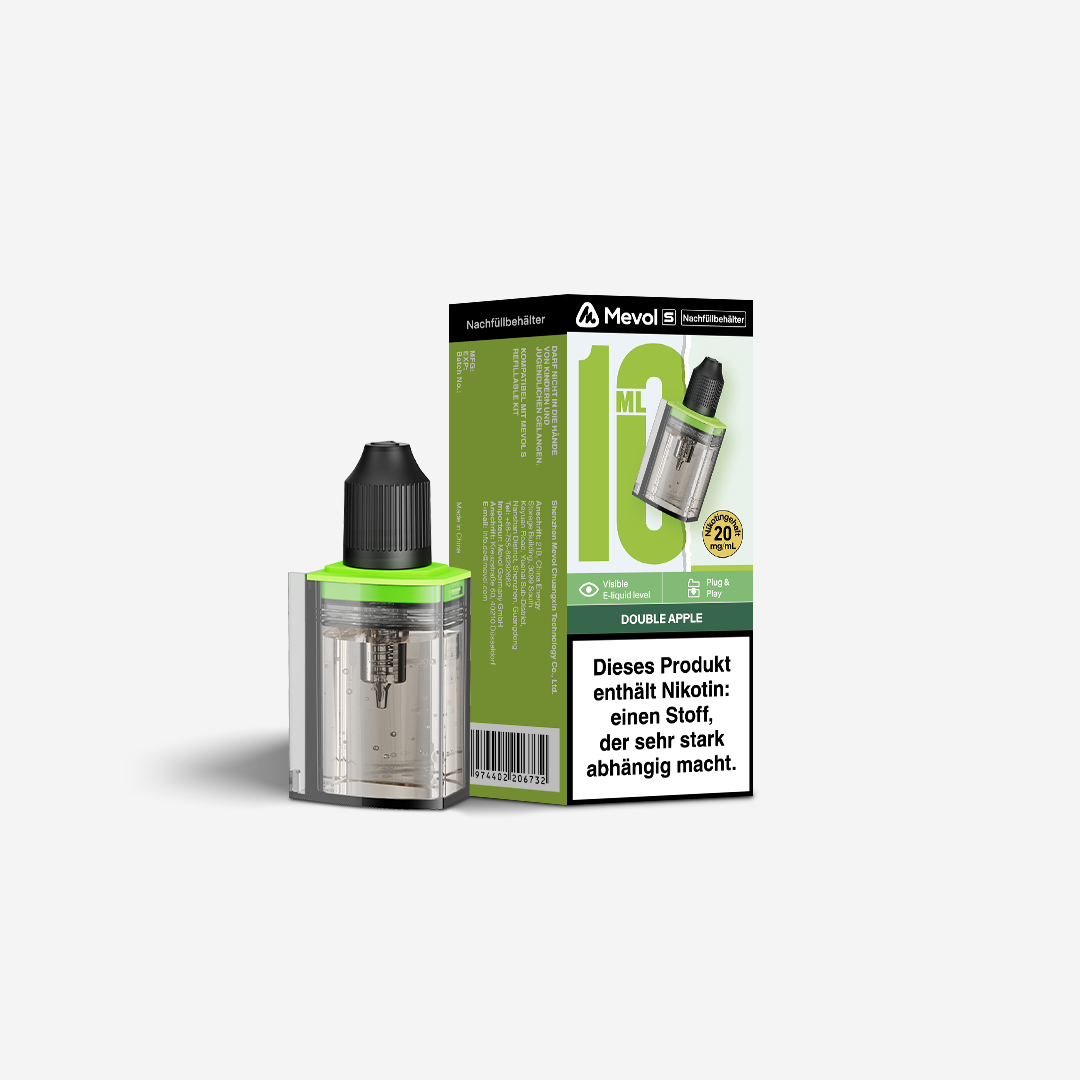 Mevol S 10K Pods 10ml - Double Apple