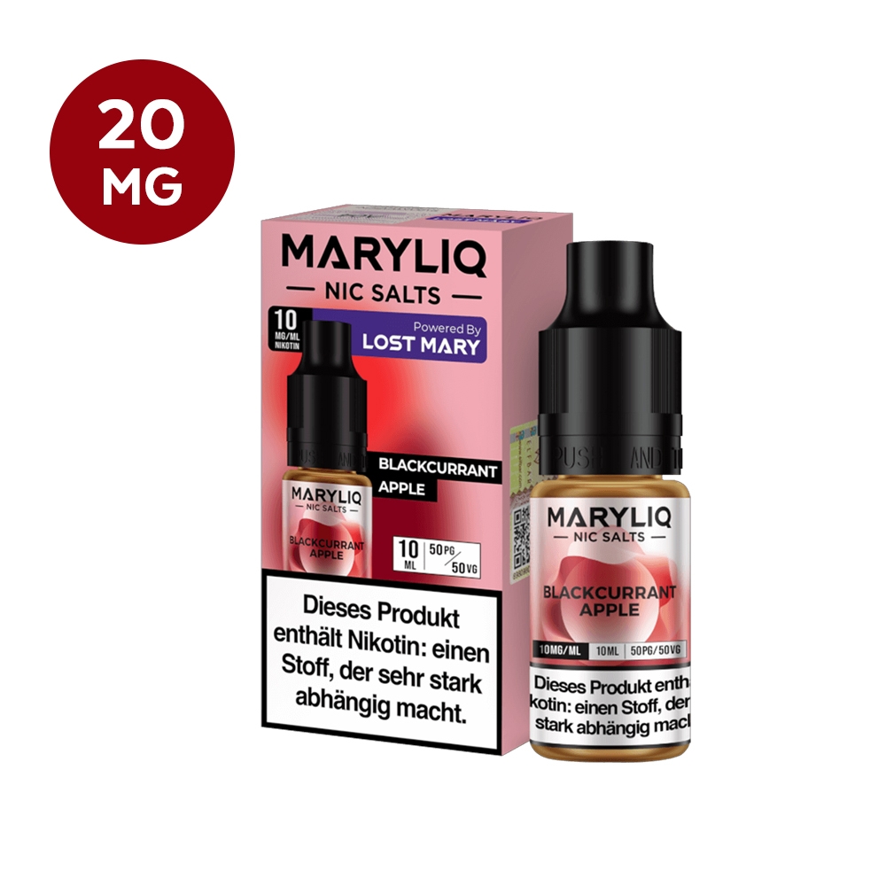 MARYLIQ Nikotinsalz Liquid 20mg - Blackcurrant Apple