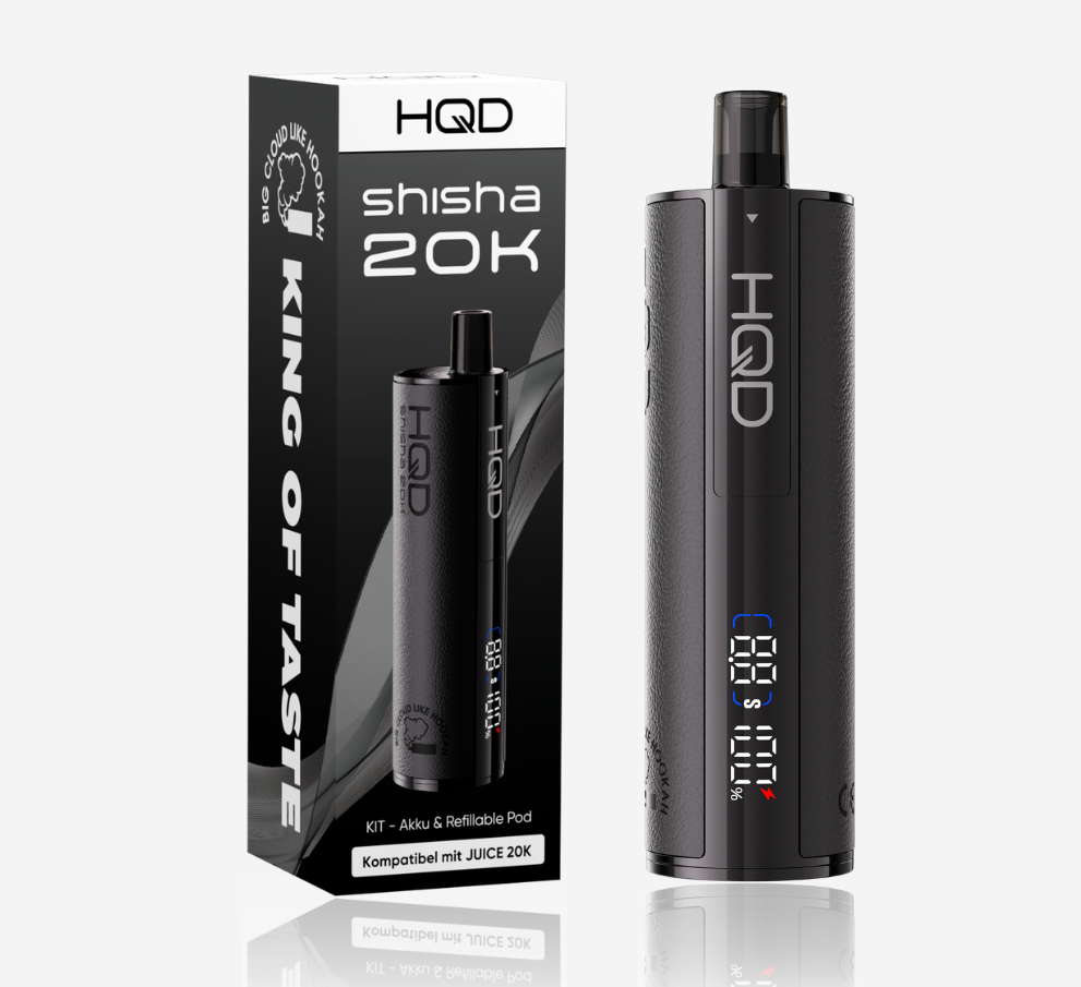 HQD Shisha 20K Akkuträger - Schwarz