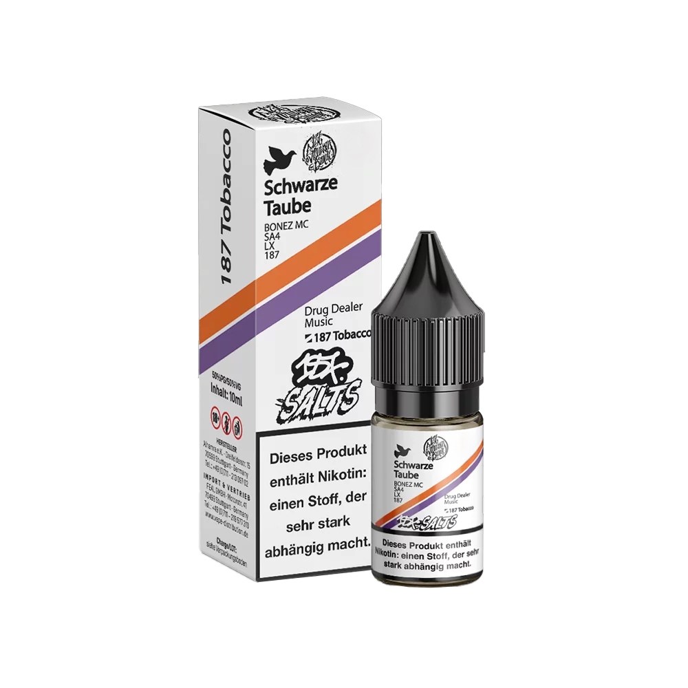 187 NicSalt Liquid 10mg - Schwarze Taube