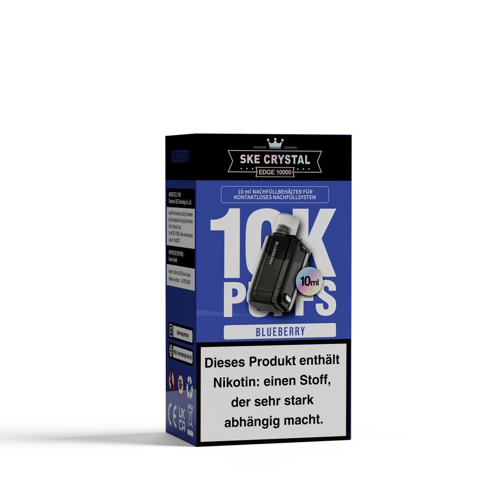SKE Crystal Edge 10k Pod 10ml - Blueberry
