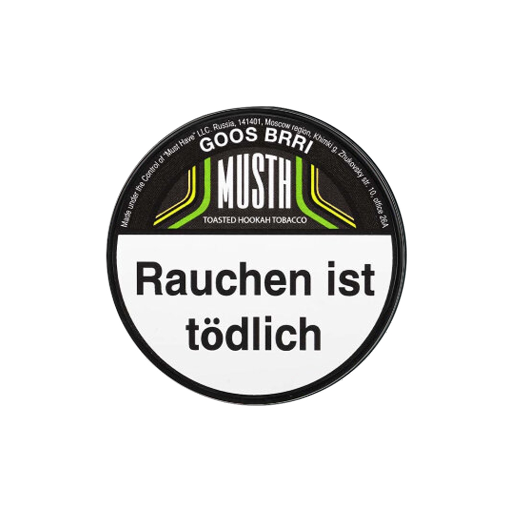 MustH Tobacco 125g - Goos Brri