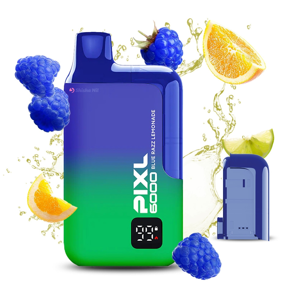 PIXL 6000 Vape (2ml) - Blue Razz Lemonade 20mg
