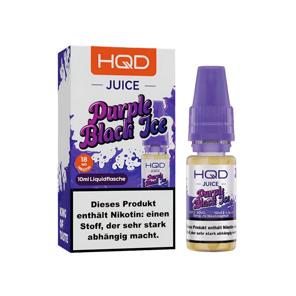 HQD Juice 18mg Liquid - Purple Black Ice