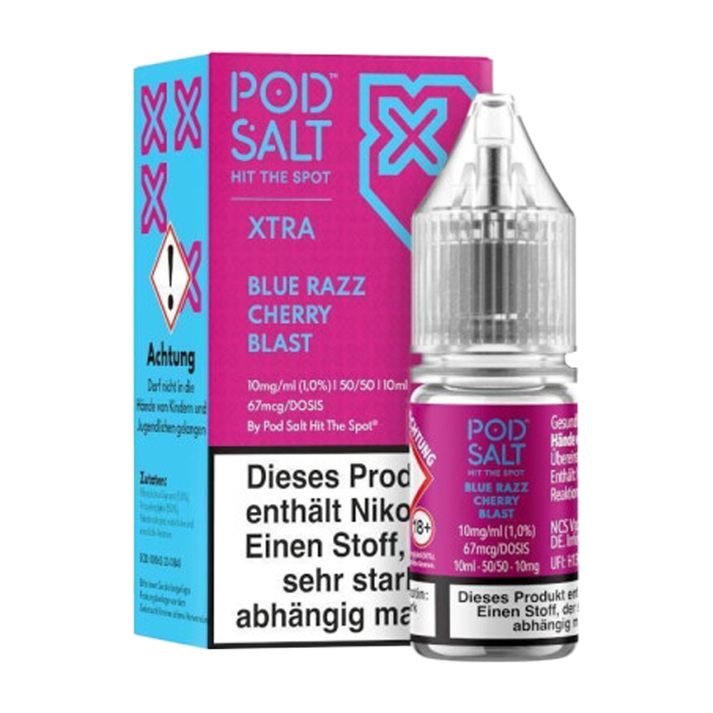 POD SALT XTRA Liquid 20mg - Blue Razz Cherry Blast