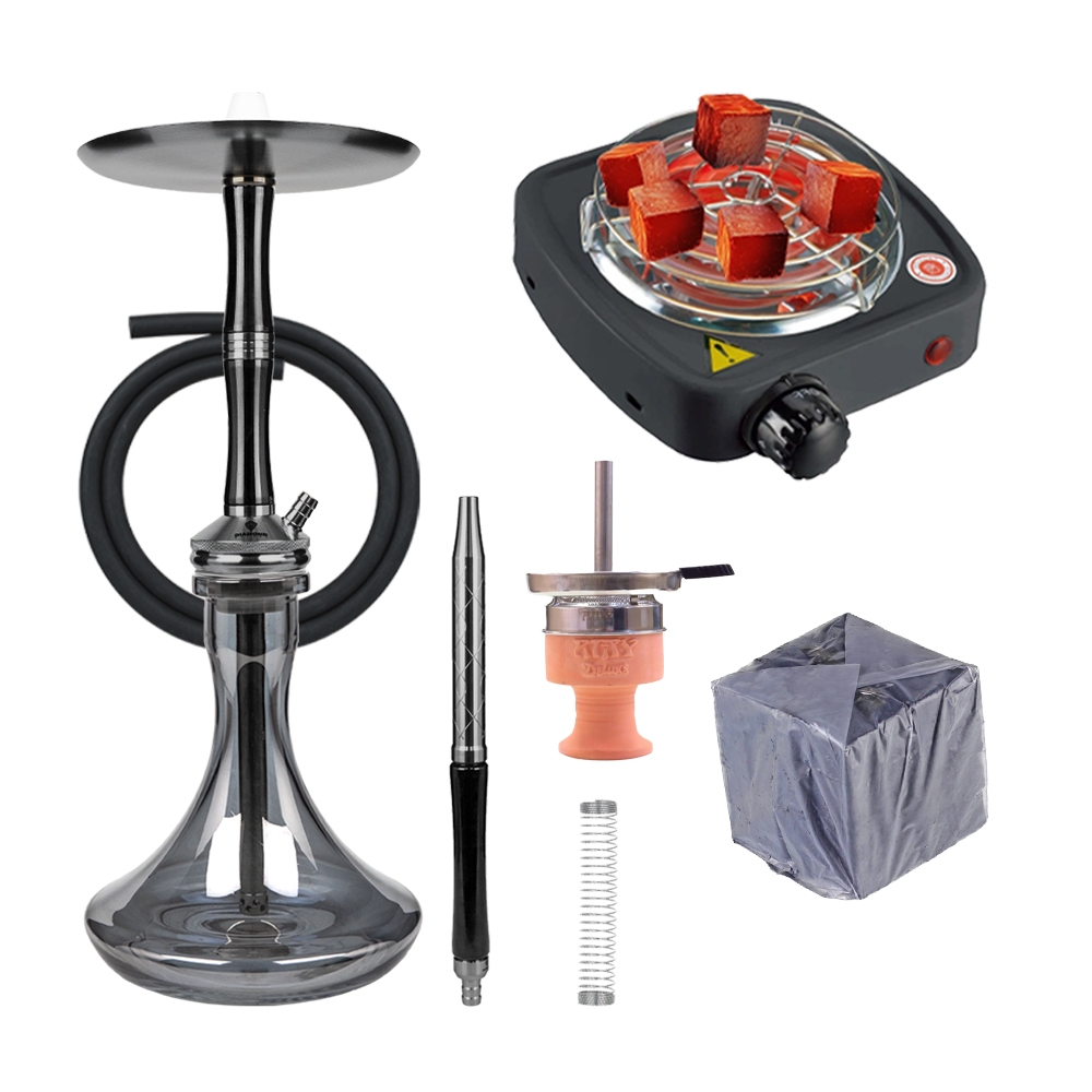 Diamond Hookah Excelsior - Black PVD/Black