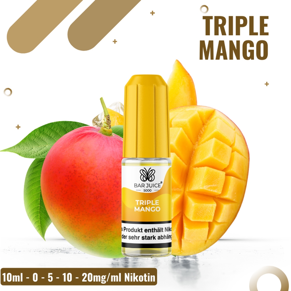 Bar Juice 5000 Nicsalt 10mg - Triple Mango
