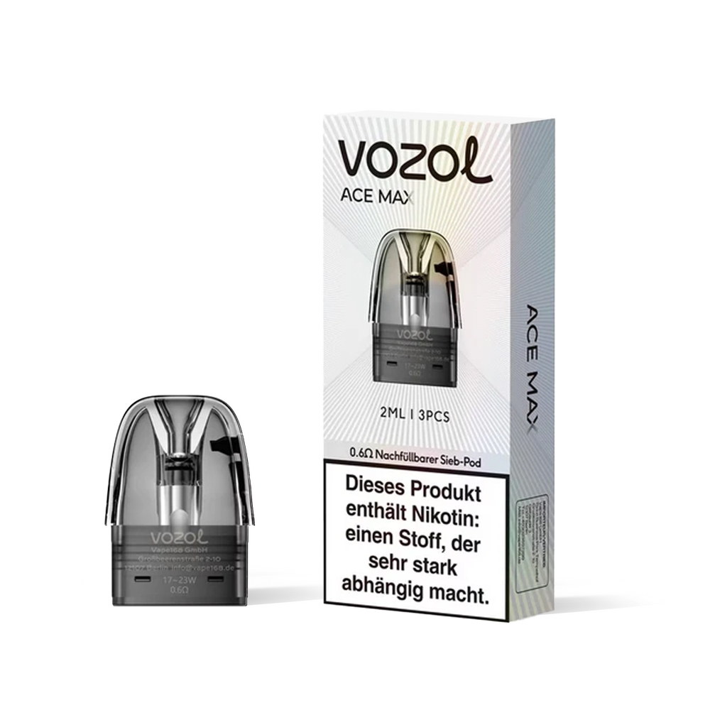 Vozol Ace Max POD (3 Stk) - 0,6 Ohm