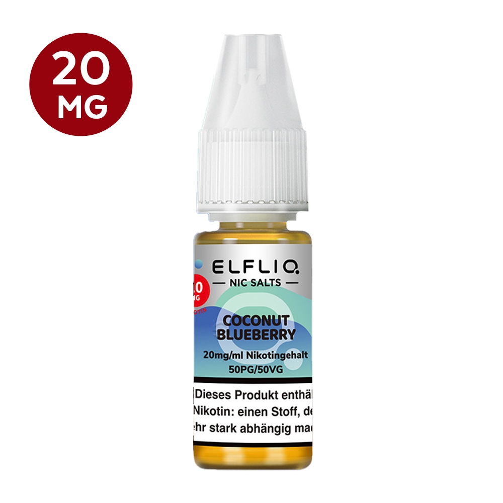 Elfbar Elfliq - Coconut Blueberry 20mg - Nikotinsalz Liquid