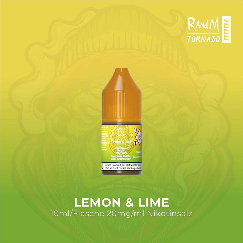 RandM Tornado Liquid 20mg - Lemon & Lime 