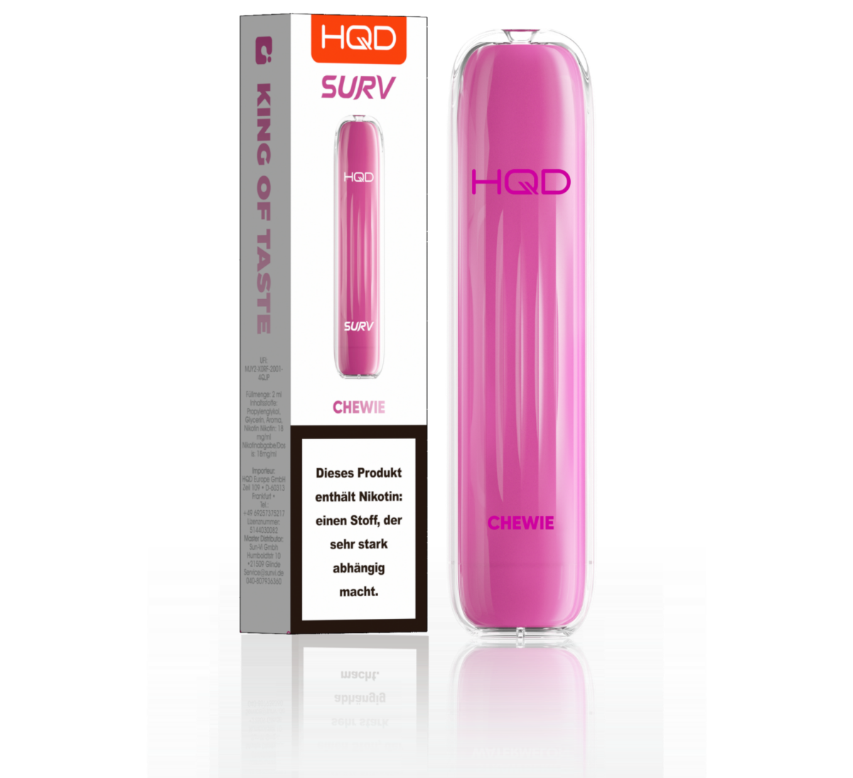 HQD E-Shisha Surv 600 - Chewie