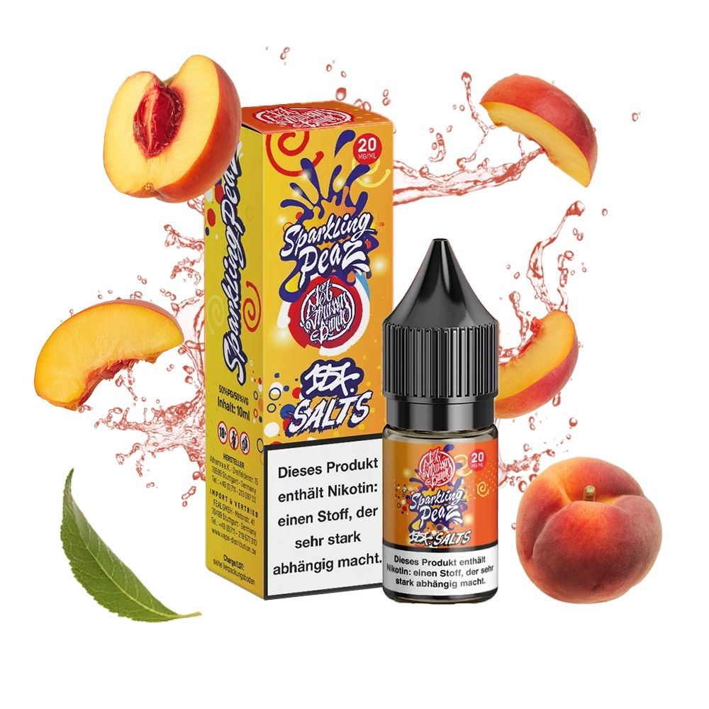 187 NicSalt Liquid 20mg - Sparkling Peaz 