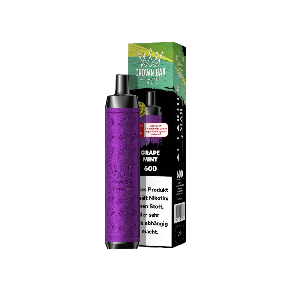 Al Fakher Crown Bar 600 - Grape Mint