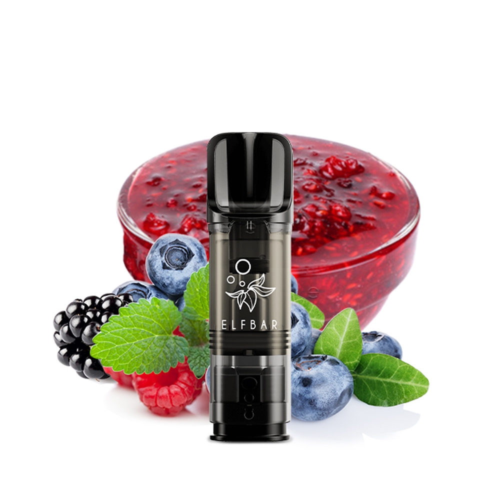 Elfbar ELFA POD (2stk) - Berry Snoow(Blueberry Snoow) 20mg