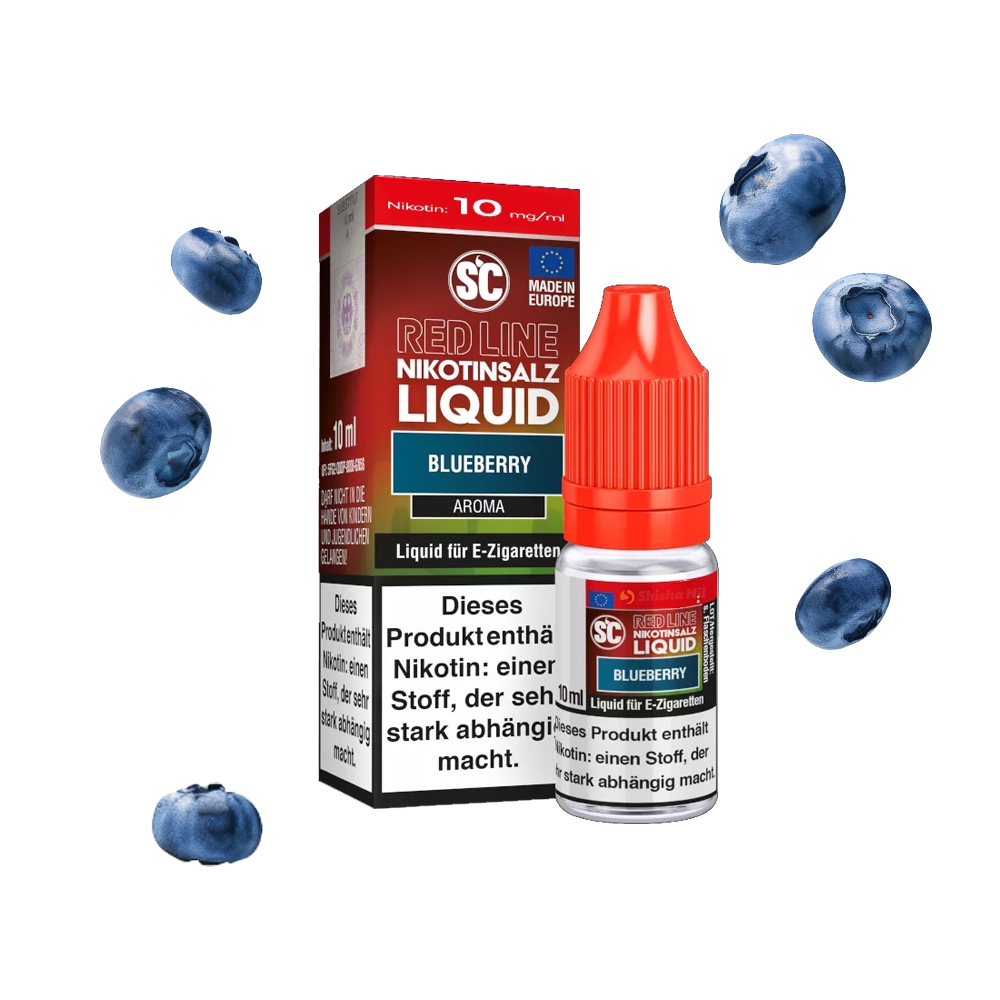 SC Red Line Nikotinsalz Liquid 10mg - Blueberry
