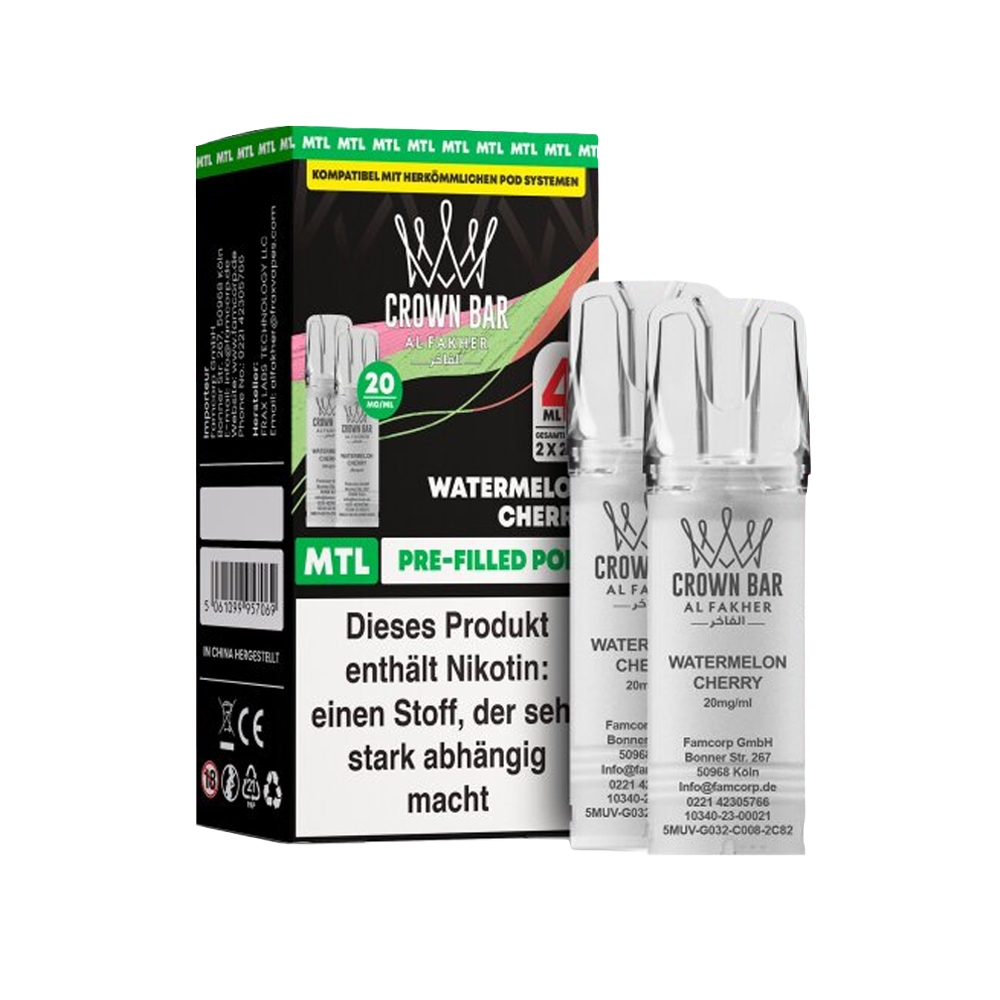 Al Fakher Pod (2er Pack) - Watermelon Cherry 20mg (MTL)