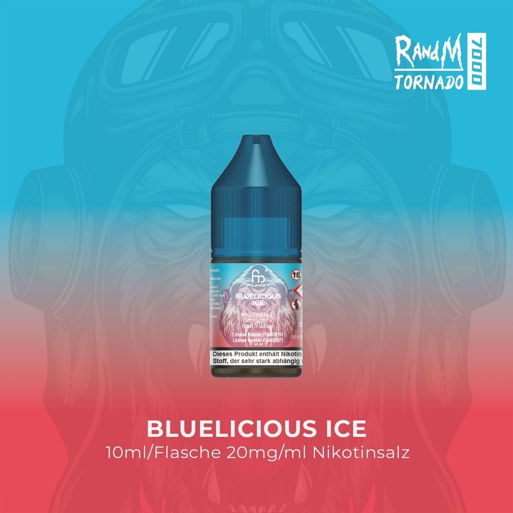 RandM Tornado Liquid 20mg - Bluelicious Ice 