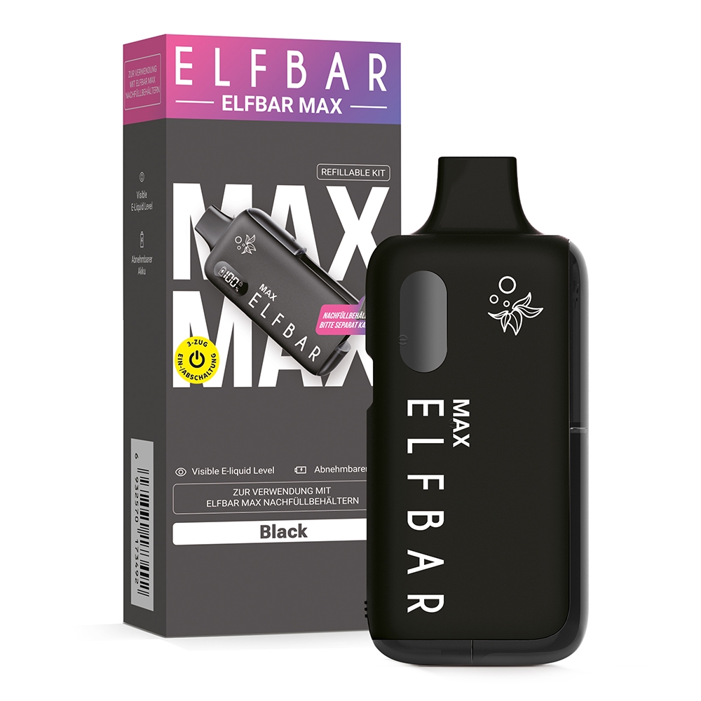 Elfbar Max Basisgerät - Black 