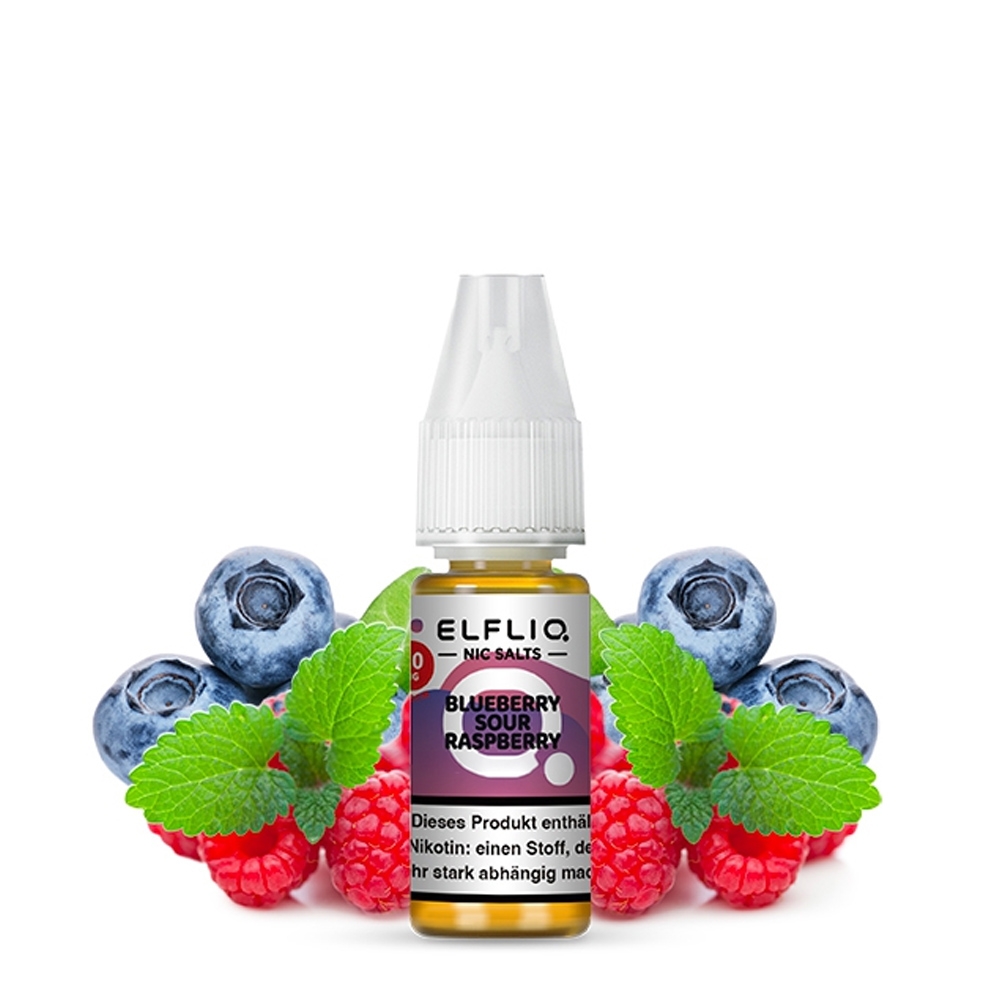 ELFLIQ Nikotinsalz Liquid 10mg - Blueberry Sour Raspberry