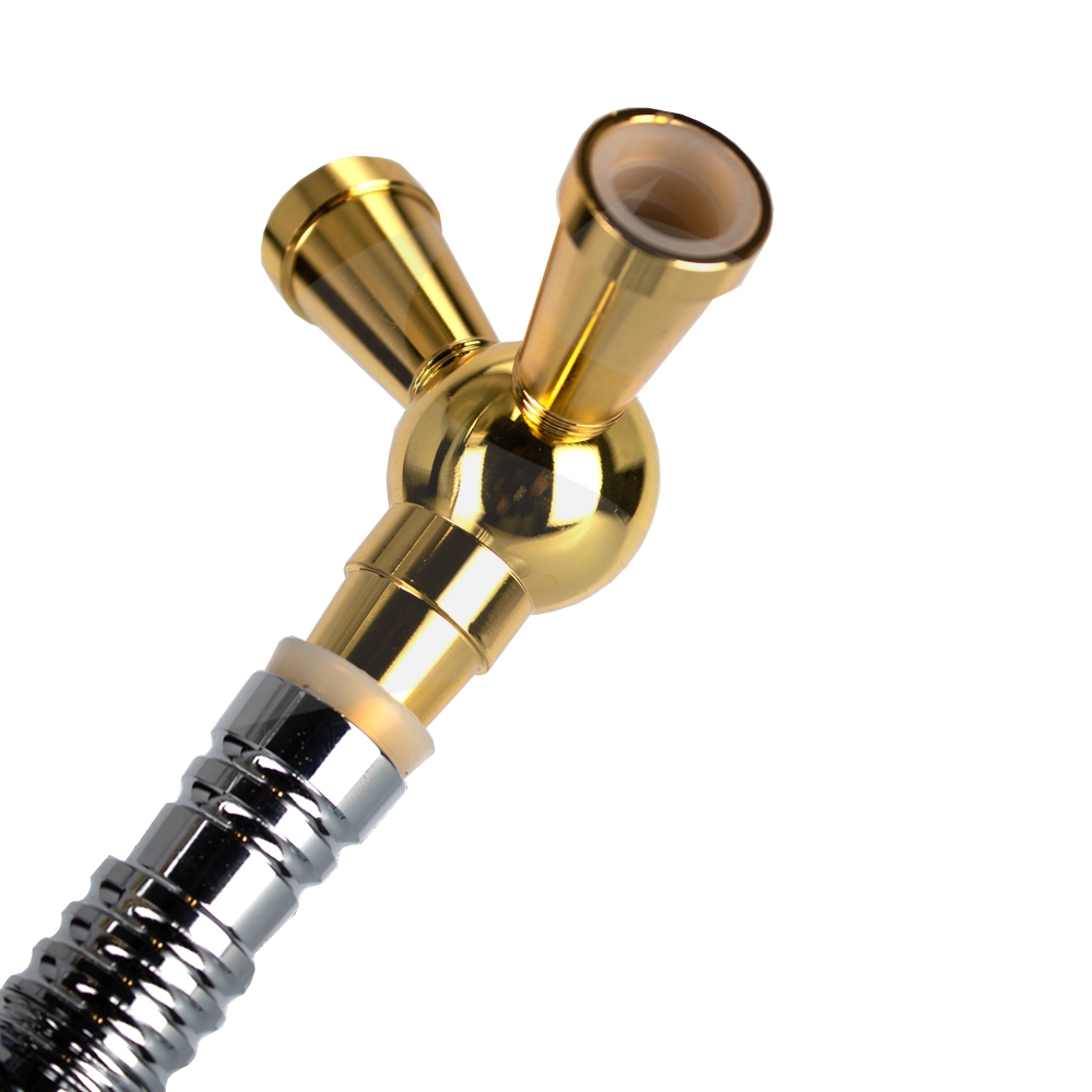 FlyCol Shisha-Schlauch Verteiler 1-2 - Gold