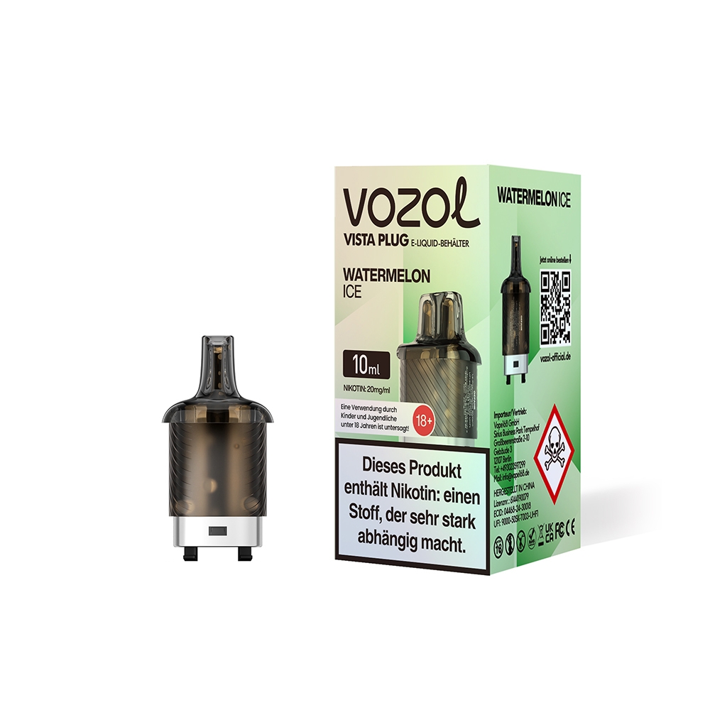 Vozol Vista Plug Pod 10ml - Watermelon Ice
