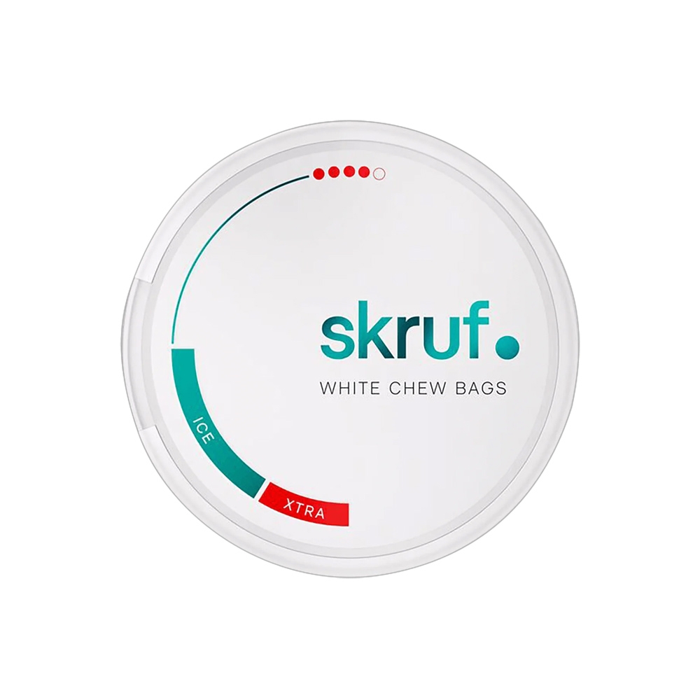 Skruf #4 Xtra – 13mg/g - Ice White Chew Bags