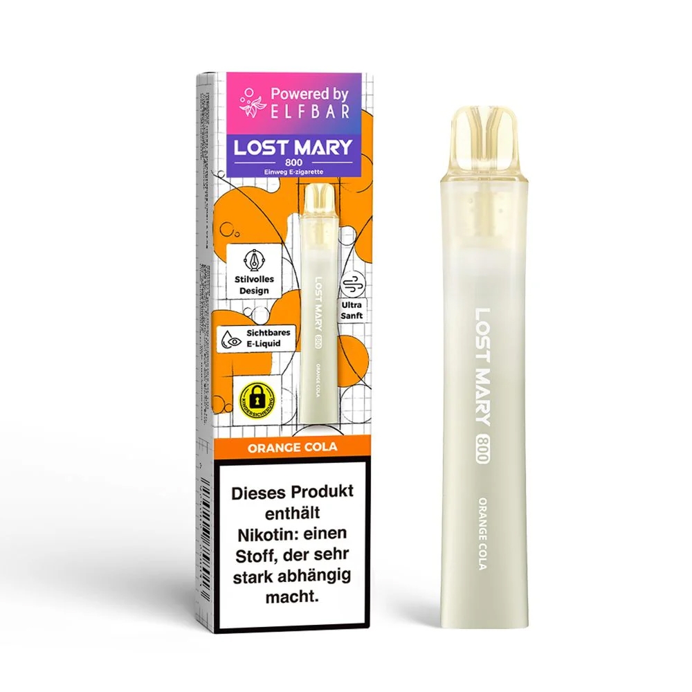 Elfbar Lost Mary LM800 E-Shisha 20mg - Orange Cola