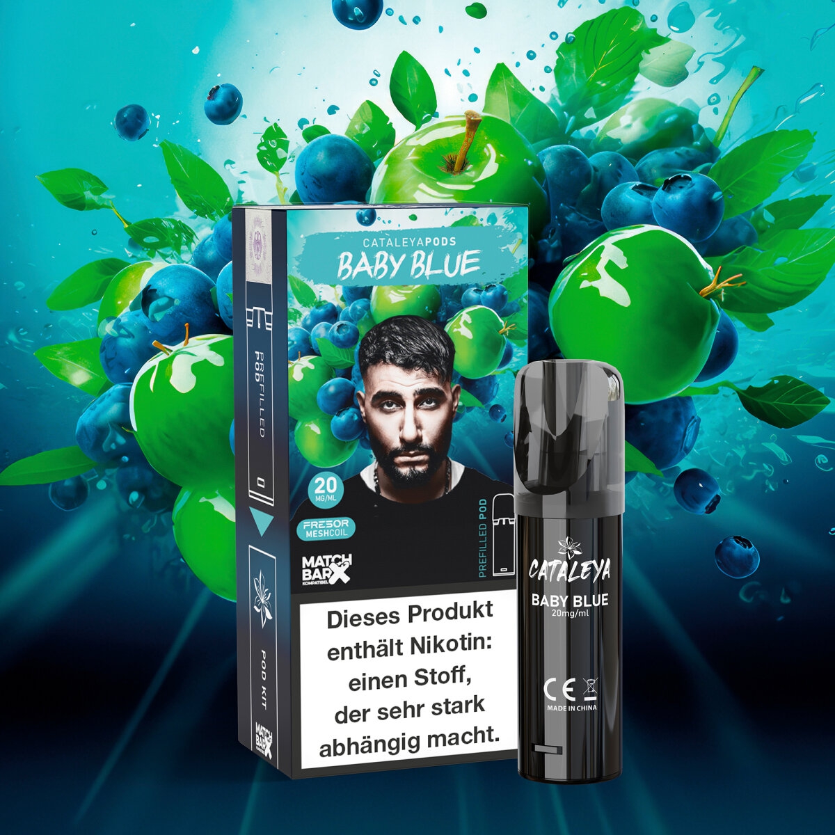 Cataleya by Samra Prefilled POD - Baby Blue 20mg